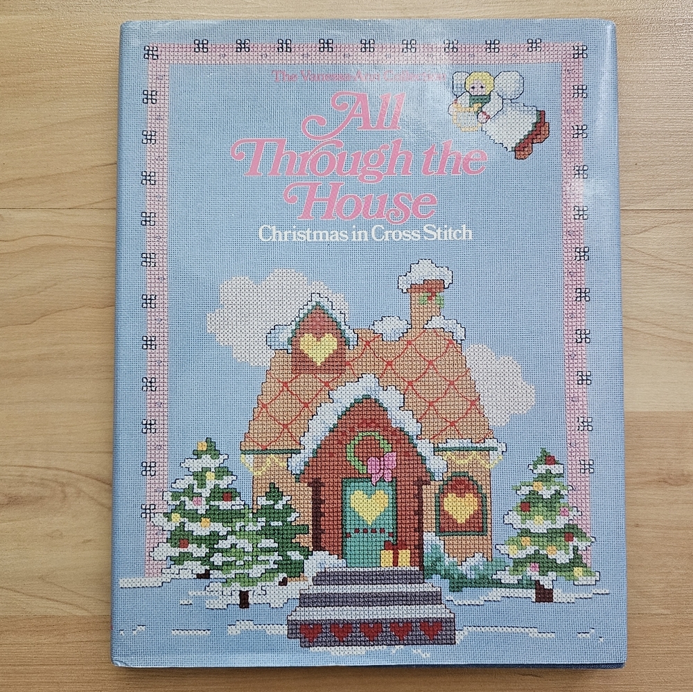Hardcover Vanessa-Ann "All Through the House Christmas in Cross Stitch"
